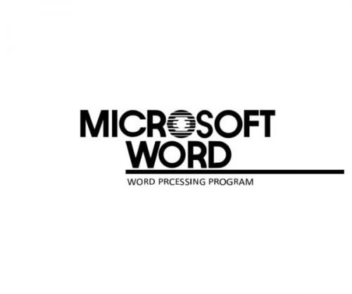 Microsoft Word Logo-1983