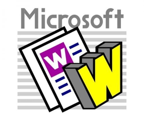 Microsoft Word Logo-1987