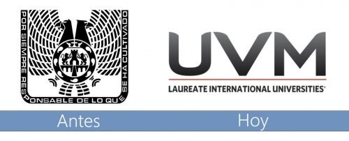 UVM logo historia