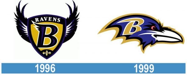 Baltimore Ravens historia logo