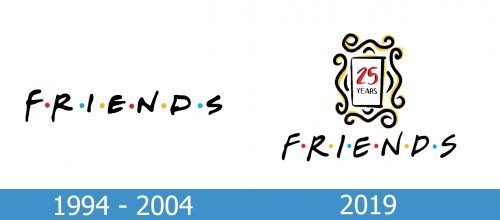Friends Logo history