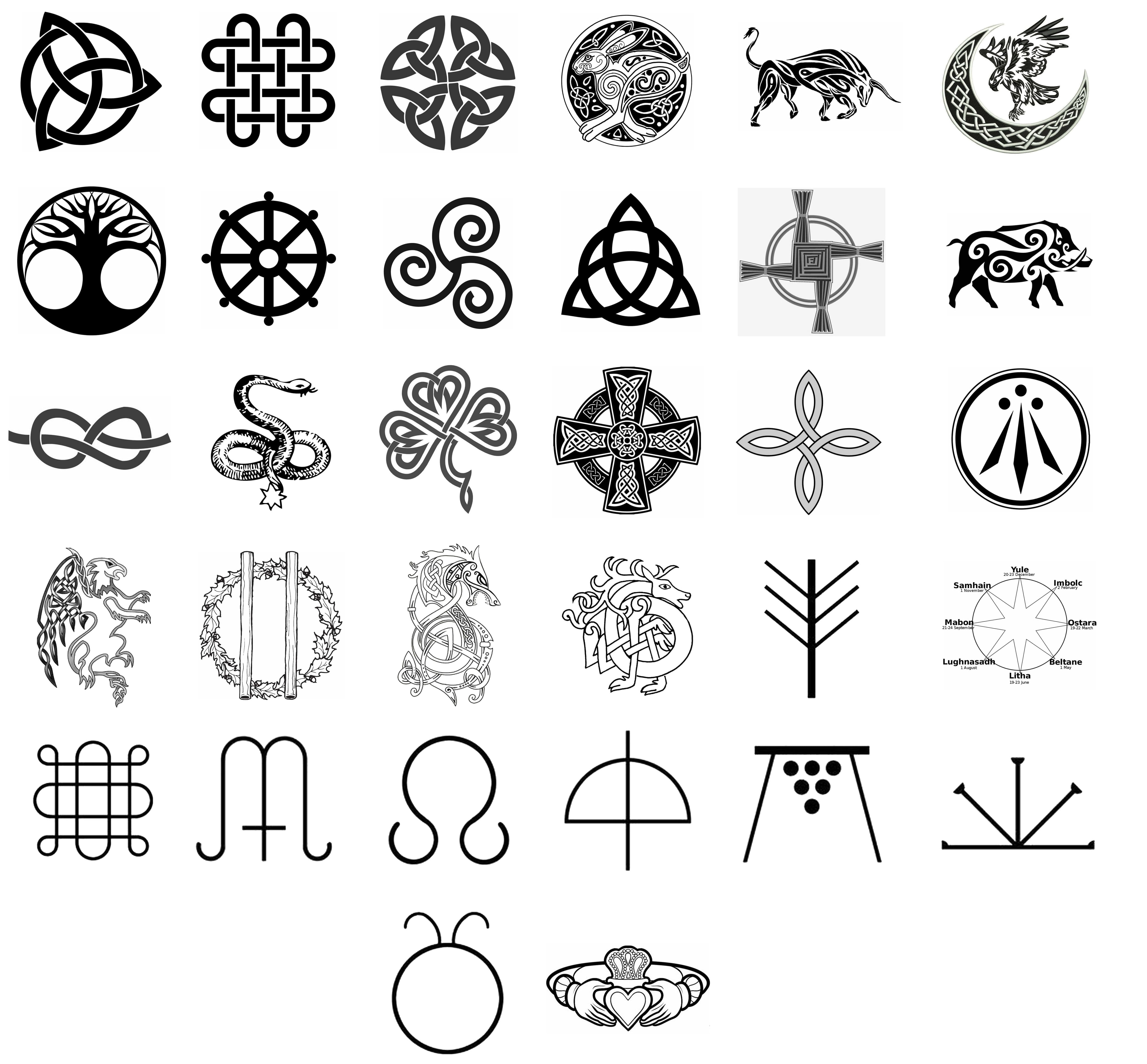 Simbolos gallegos tatuajes