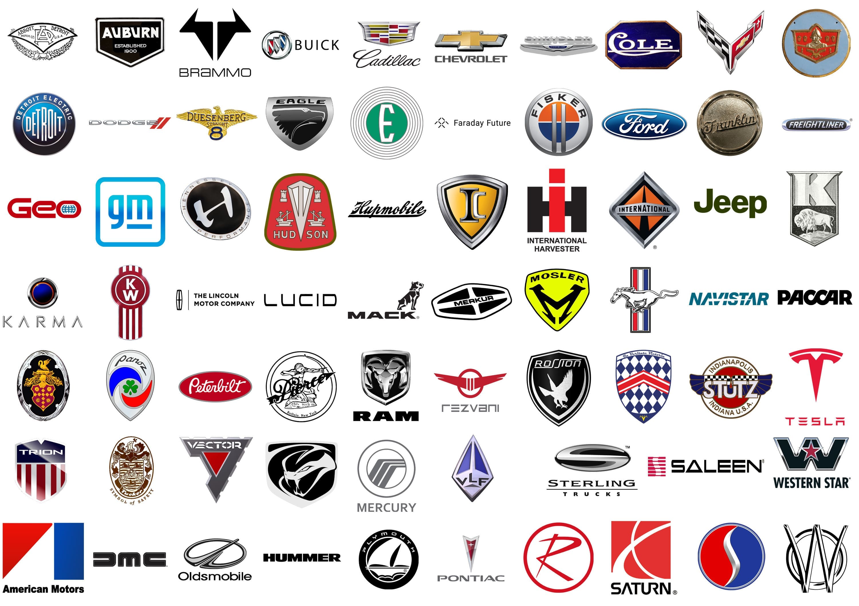 Marcas de automóviles estadounidenses
