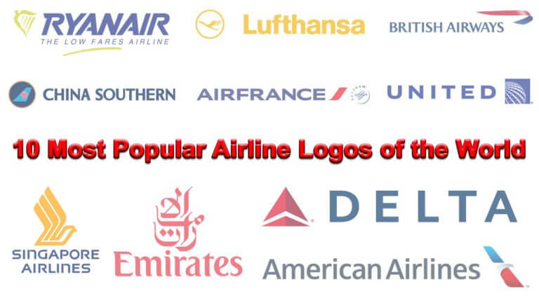 10 logos de aerolíneas más populares del mundo