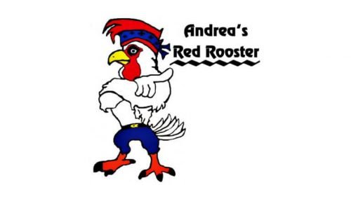 Restaurant with rooster logo