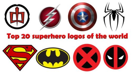 Top 20 logos de superhéroes del mundo