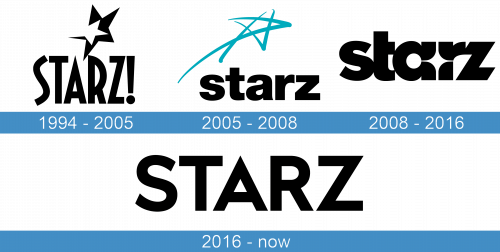 Starz Logo historia