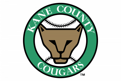 Kane County Cougars logo 1991