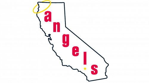 Los Angeles Angels of Anaheim Logo 1971