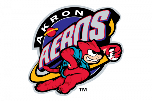 Akron RubberDucks Logo 1997