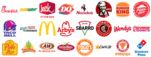 Los logotipos de comida rápida más famosos
