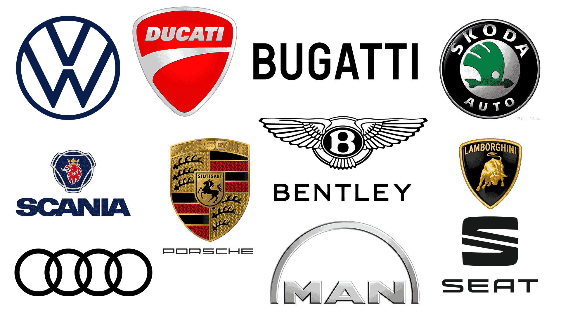 Marcas de automóviles y empresas a las que pertenecen