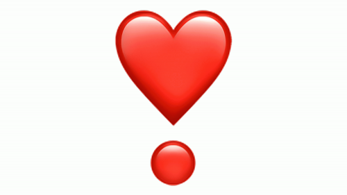 exclamation mark heart emoji